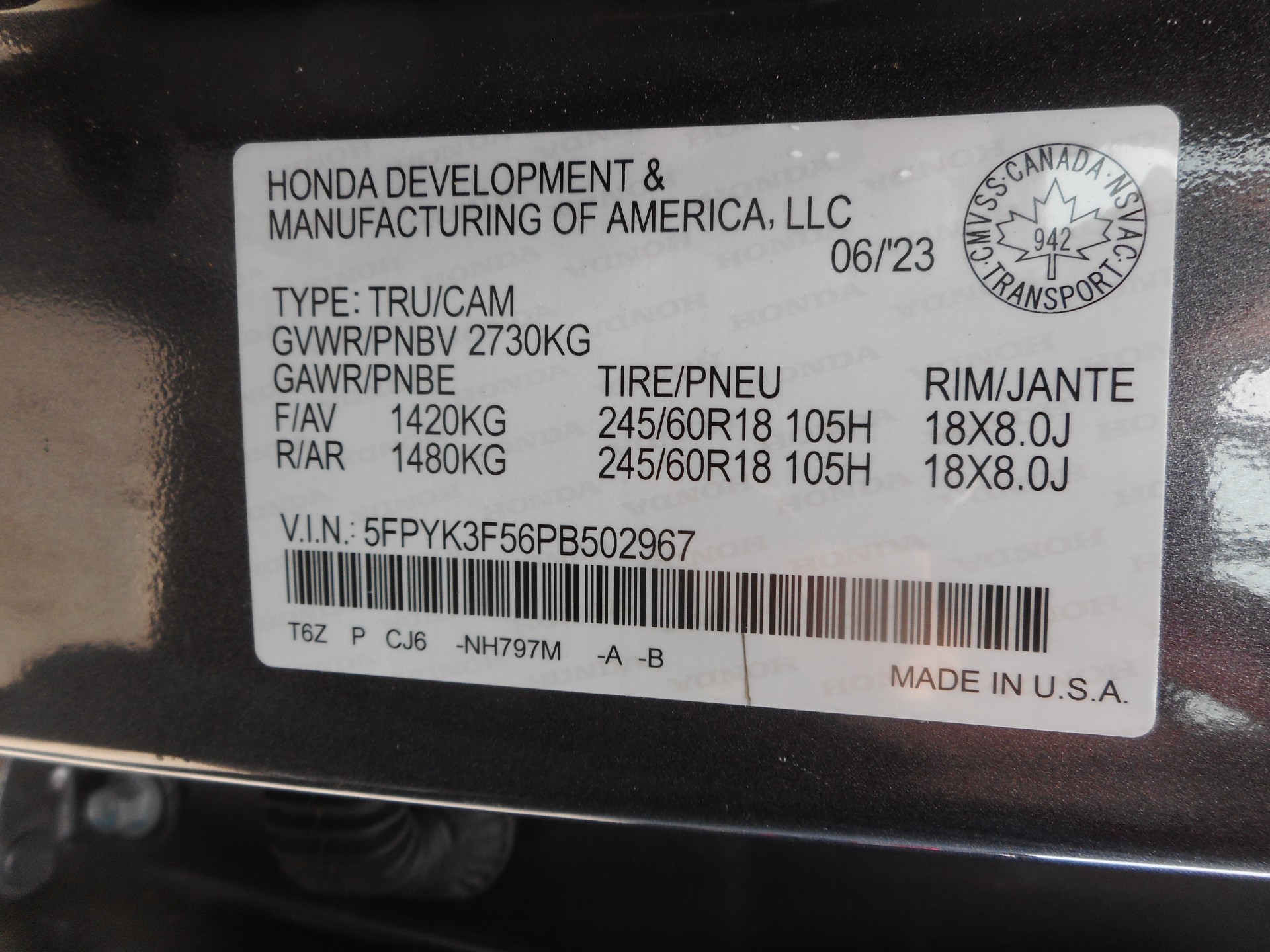 2023 Honda Ridgeline